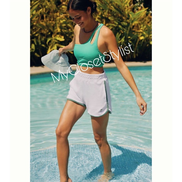 Anthropologie Pants - Anthropologie White Terry Cloth Shorts NWT Small Sundry Tennis & Pool